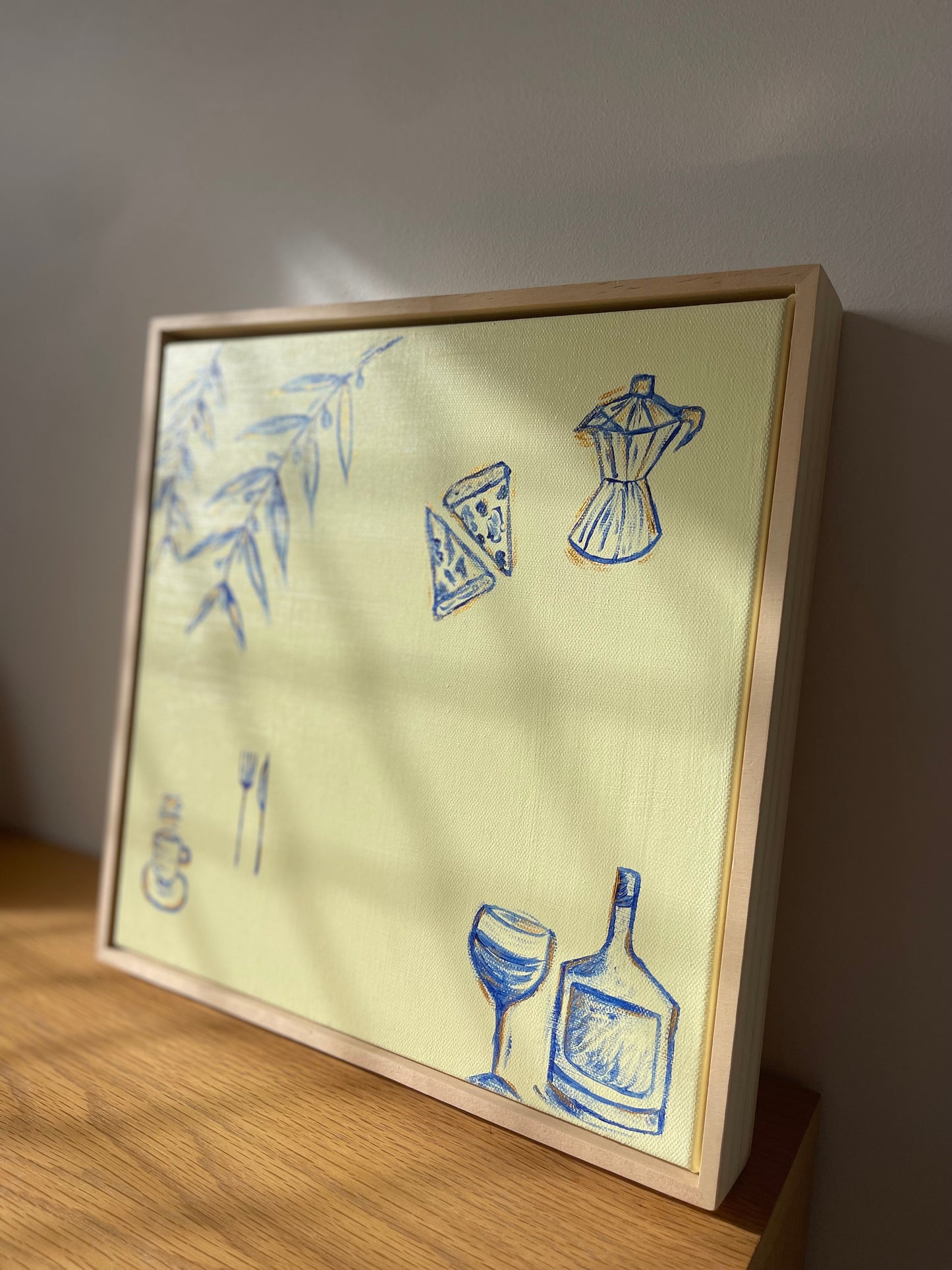 A little slice of Italy - Soul Notes Hand Painted Art (custom piece)