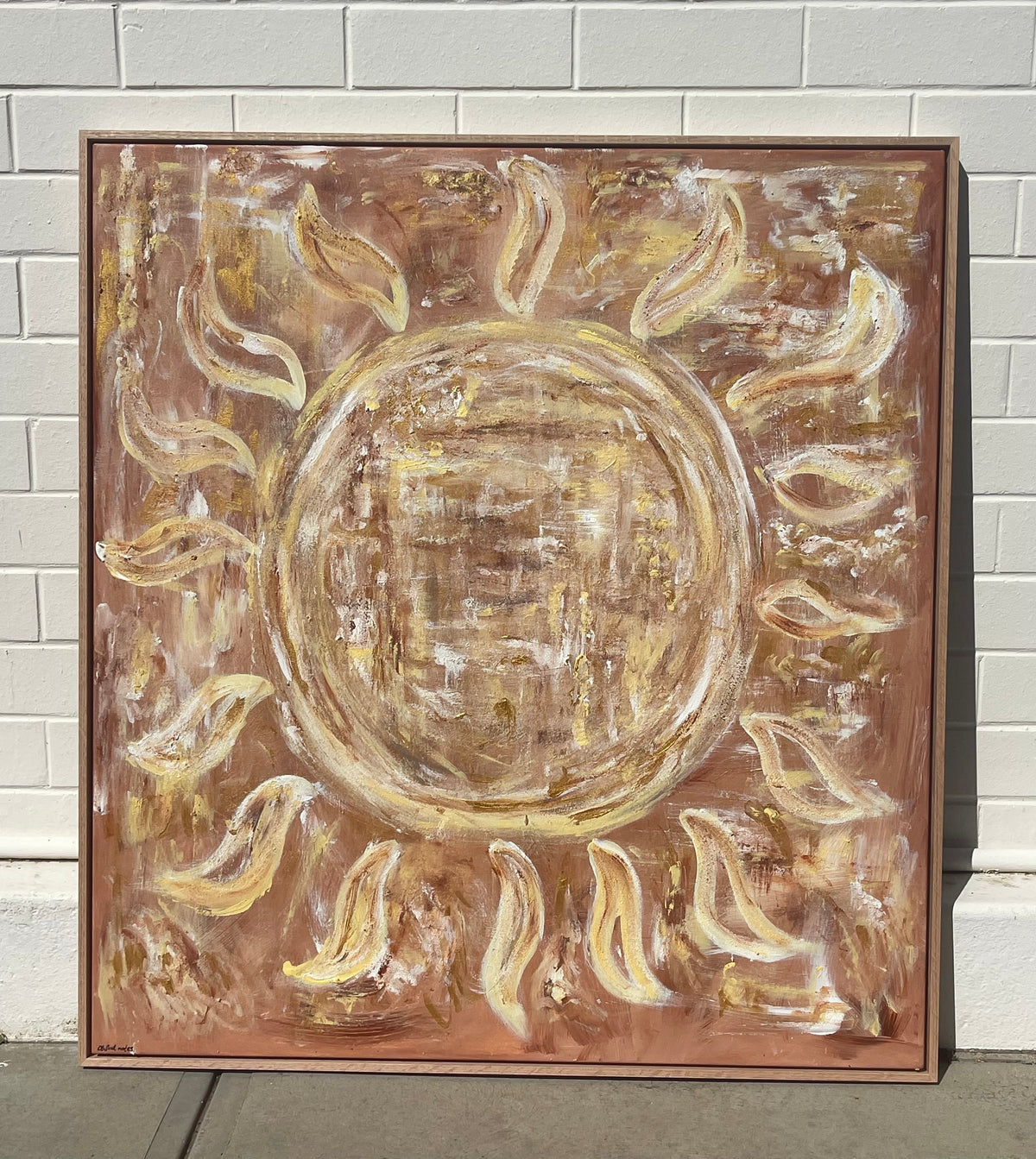 Sun ~ Sol ~ Soul - Soul notes hand painted art