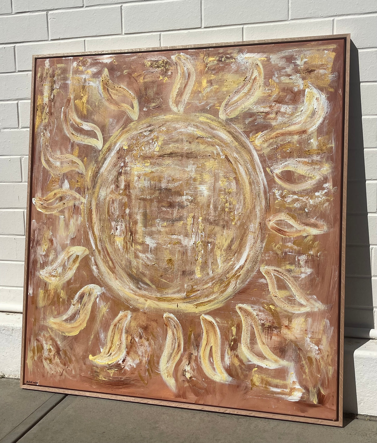 Sun ~ Sol ~ Soul - Soul notes hand painted art