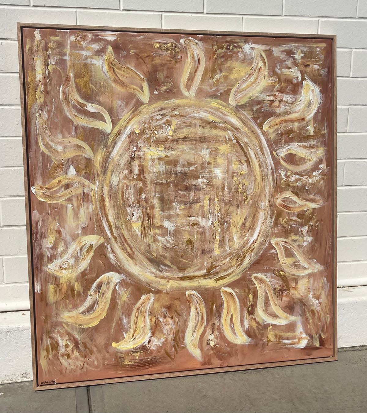 Sun ~ Sol ~ Soul - Soul notes hand painted art